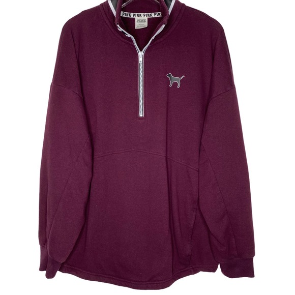 PINK Victoria's Secret Tops - PINK Victoria's Secret Large Sweatshirt Purple